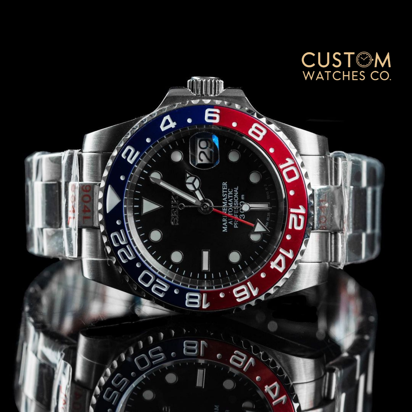 GMT Master Pepsi Seiko Mod