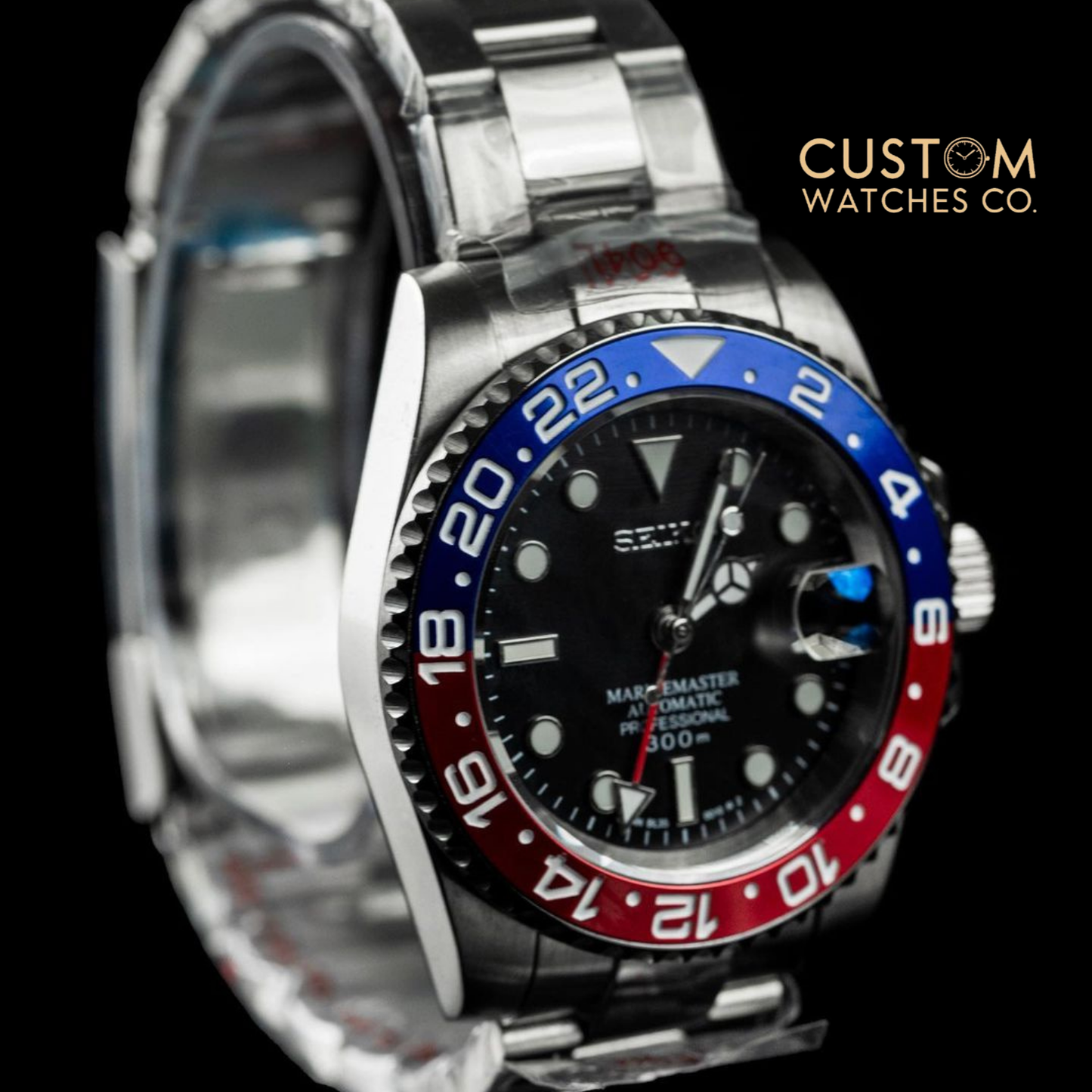 GMT Master Pepsi Seiko Mod