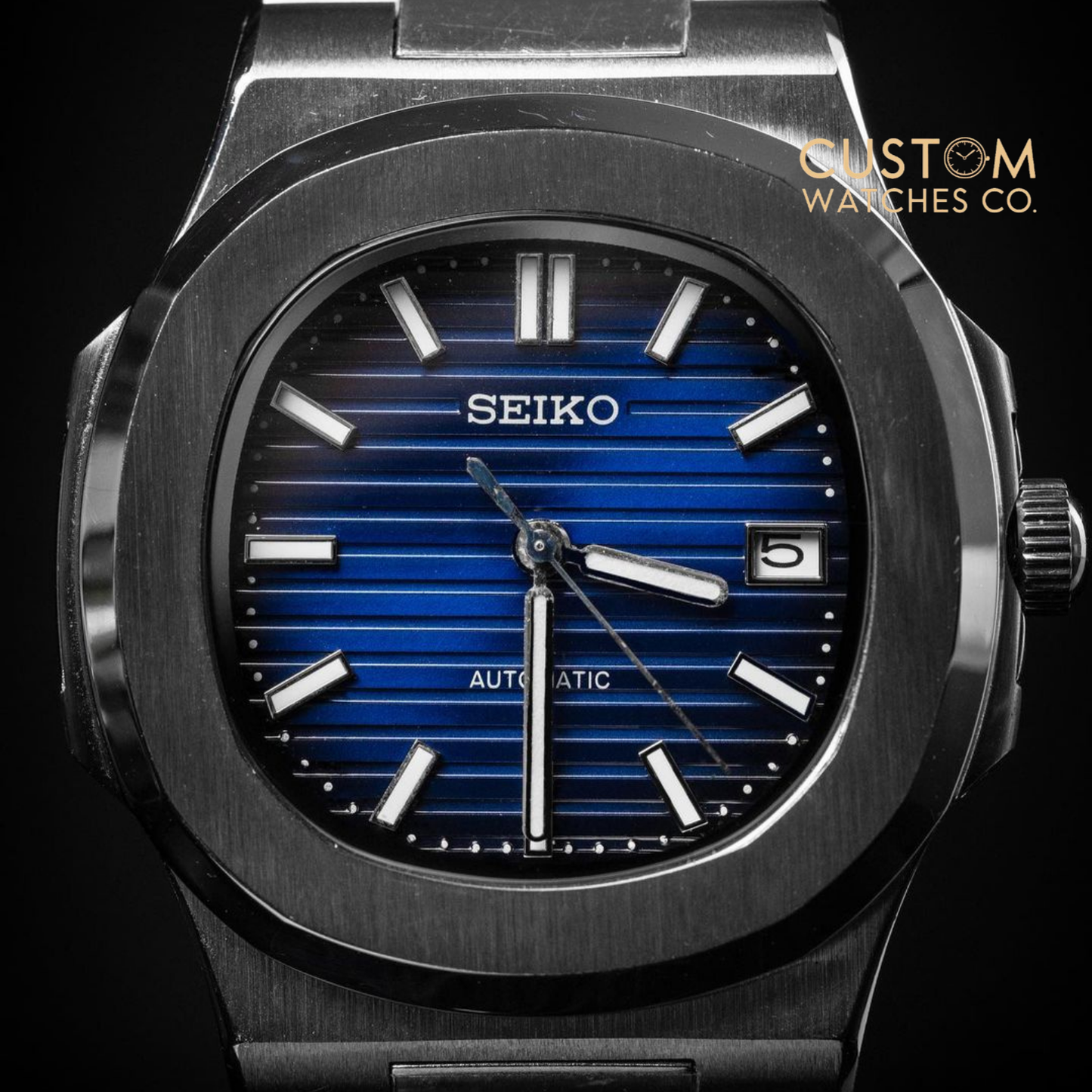 Seikoutilus Navy Blue Seiko Mod