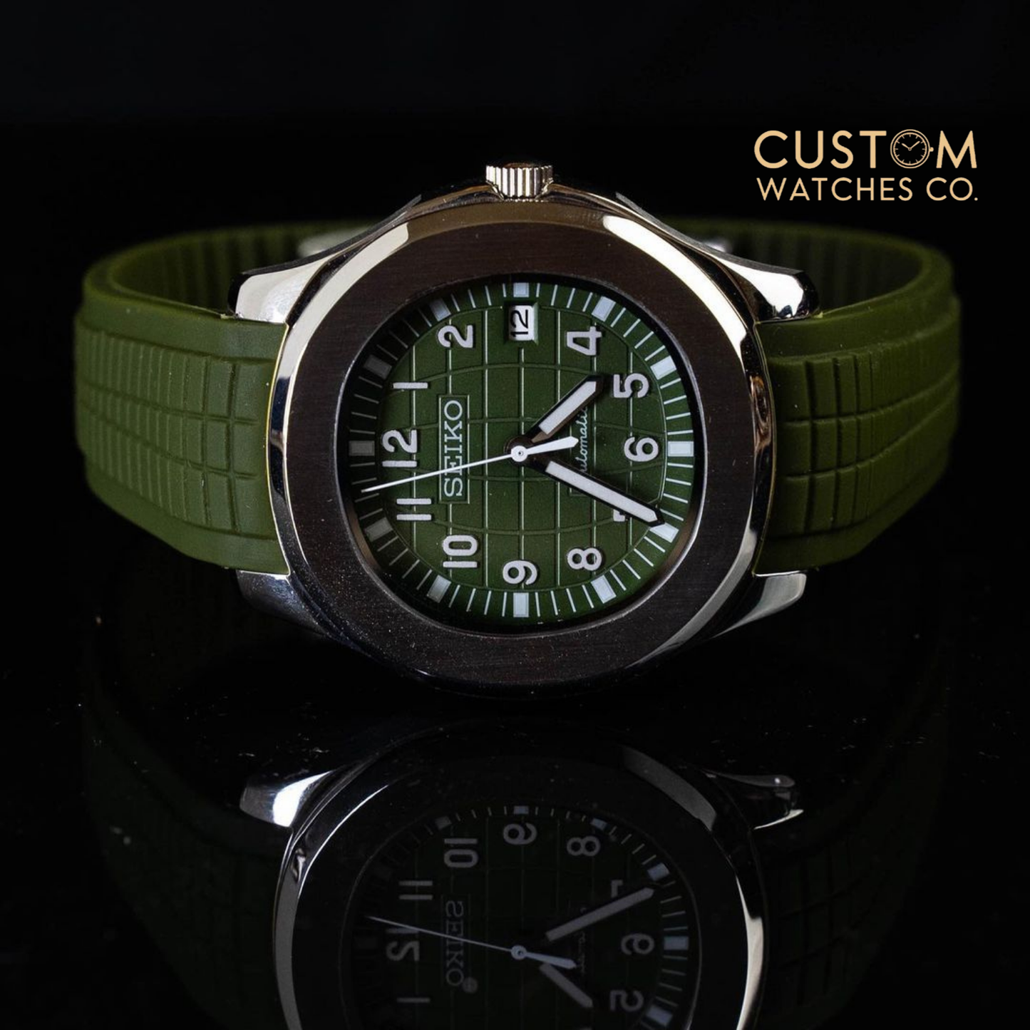 Seikonaut Green Seiko Mod